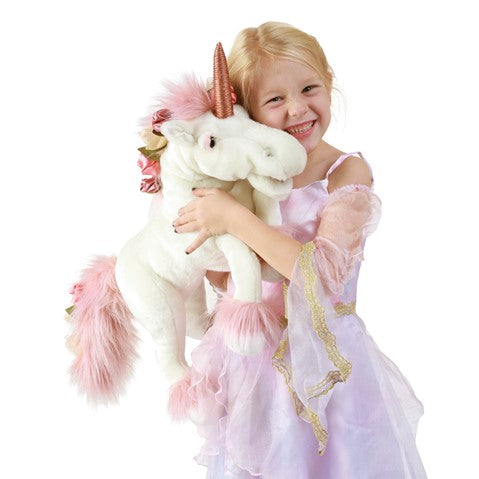 Unicorn Puppet with Music Box