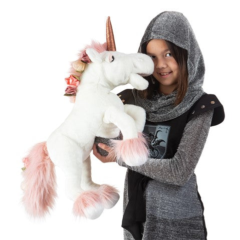 Unicorn Puppet with Music Box