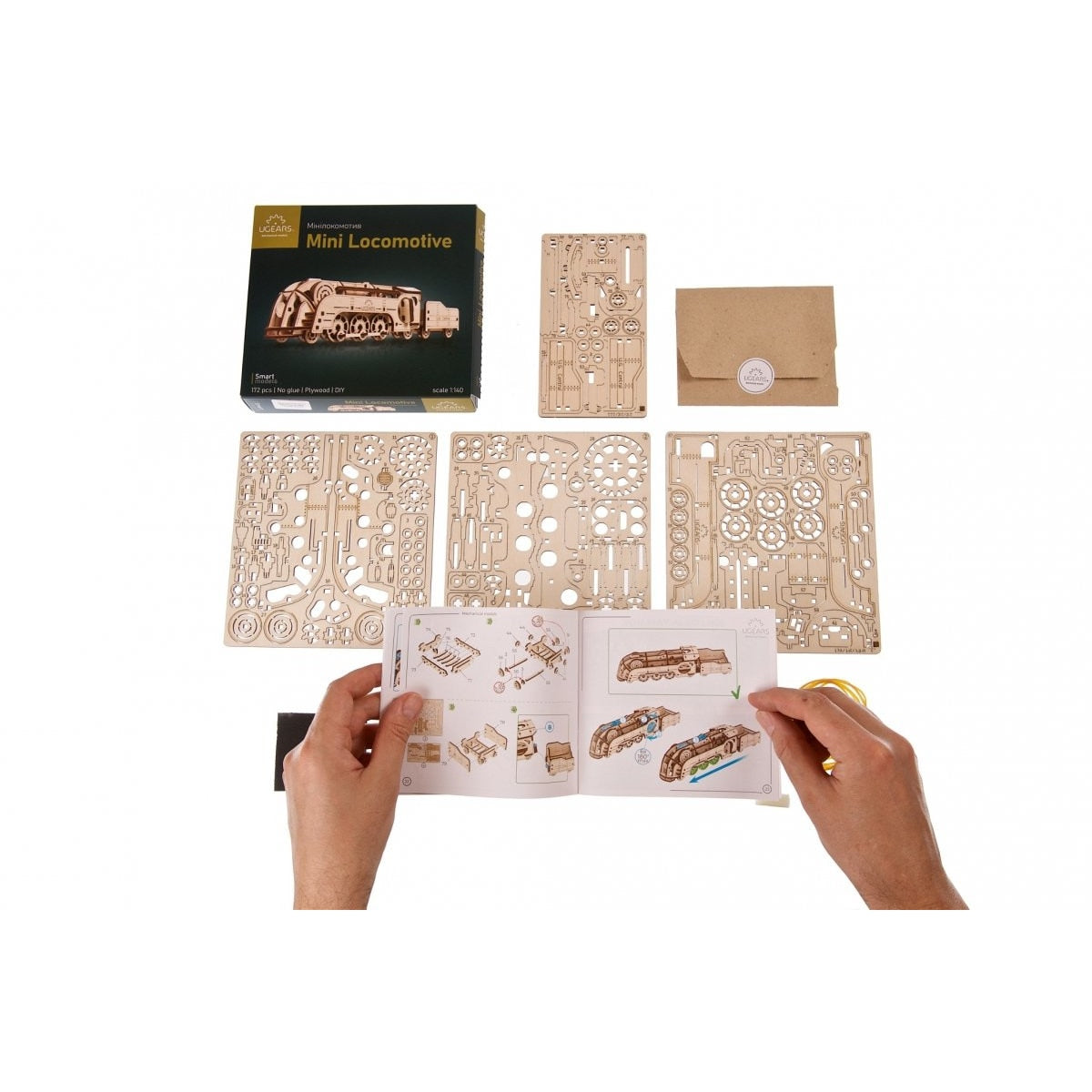 UGears Mini Locomotive