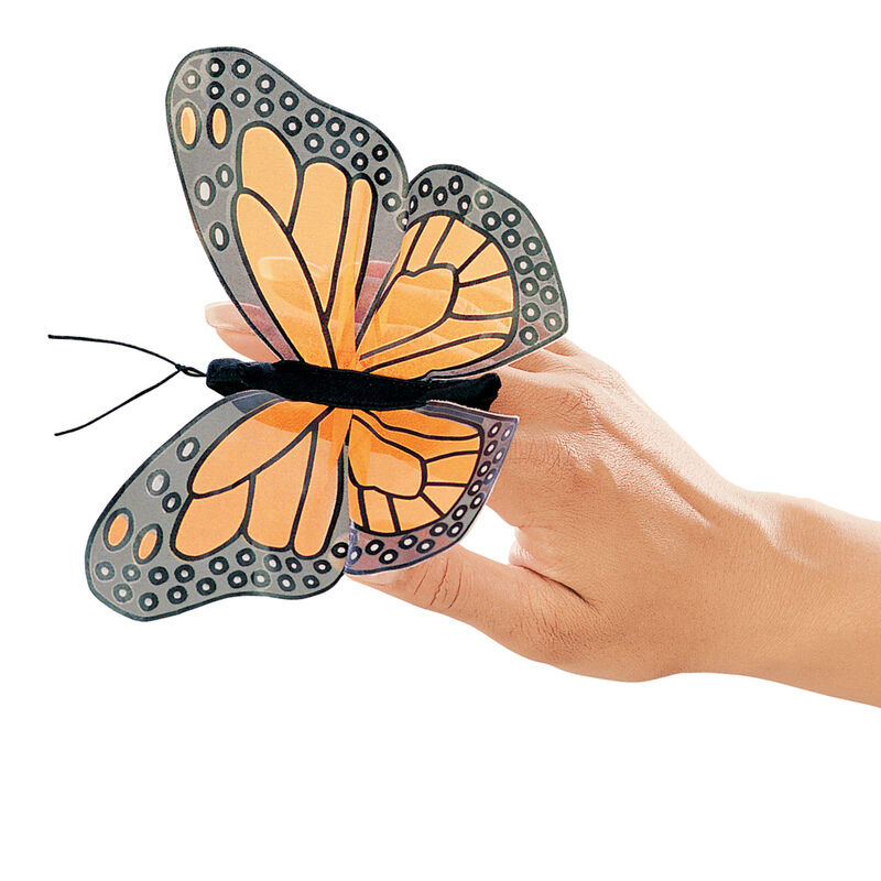 Mini Monarch Butterfly Finger Puppet