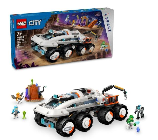 LEGO Command Rover and Crane Loader