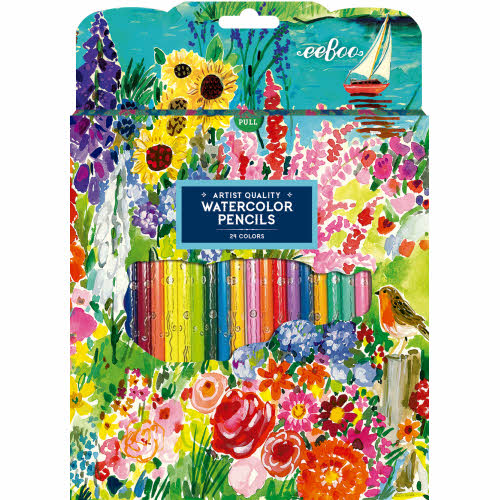 Seaside Garden Watercolor Pencils