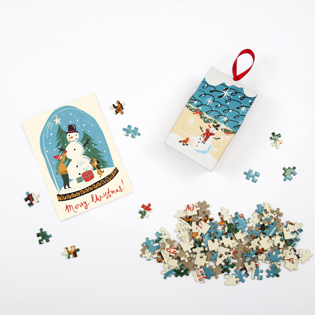Snow Globe 130 Piece Puzzle