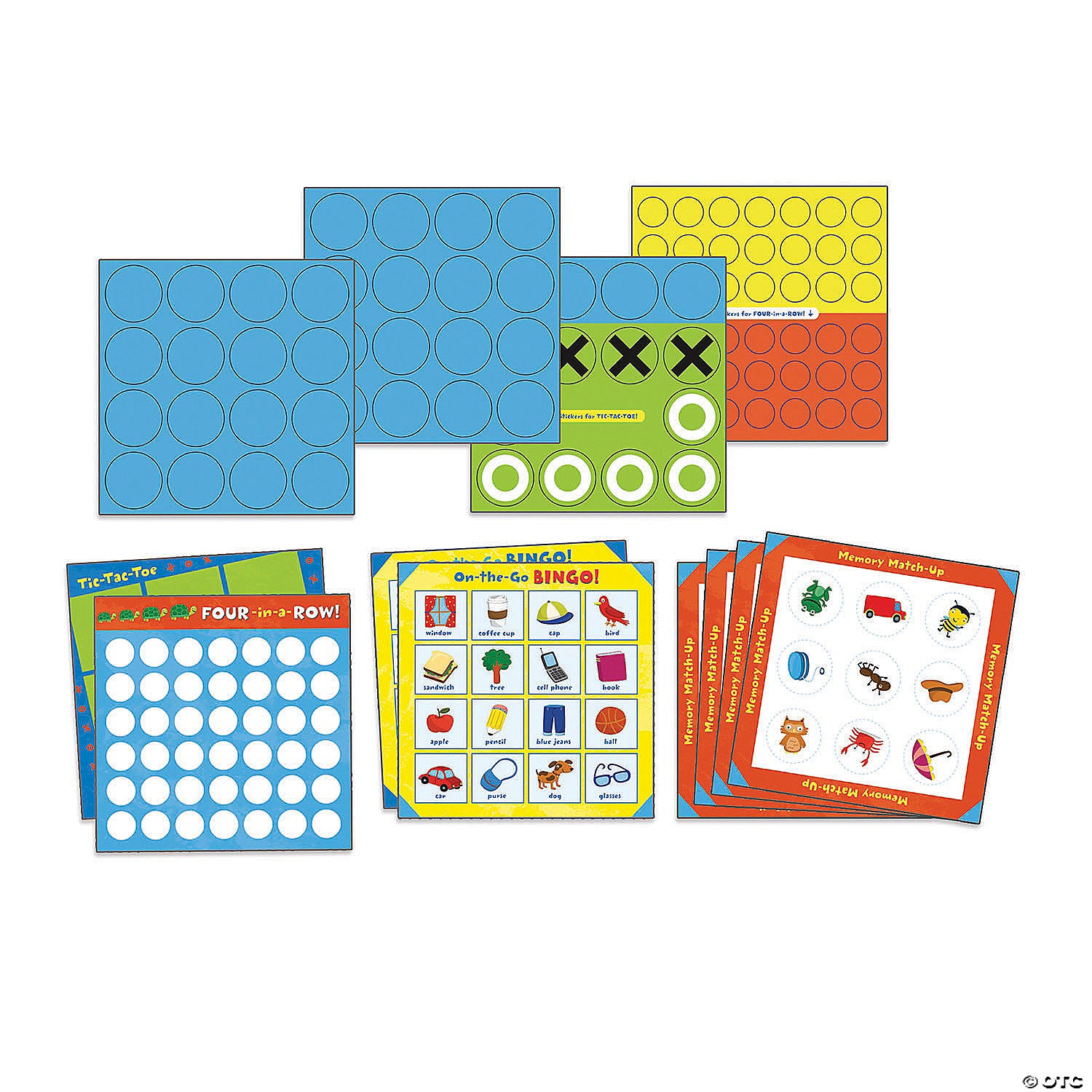 Take-Along Games Reusable Sticker Tote