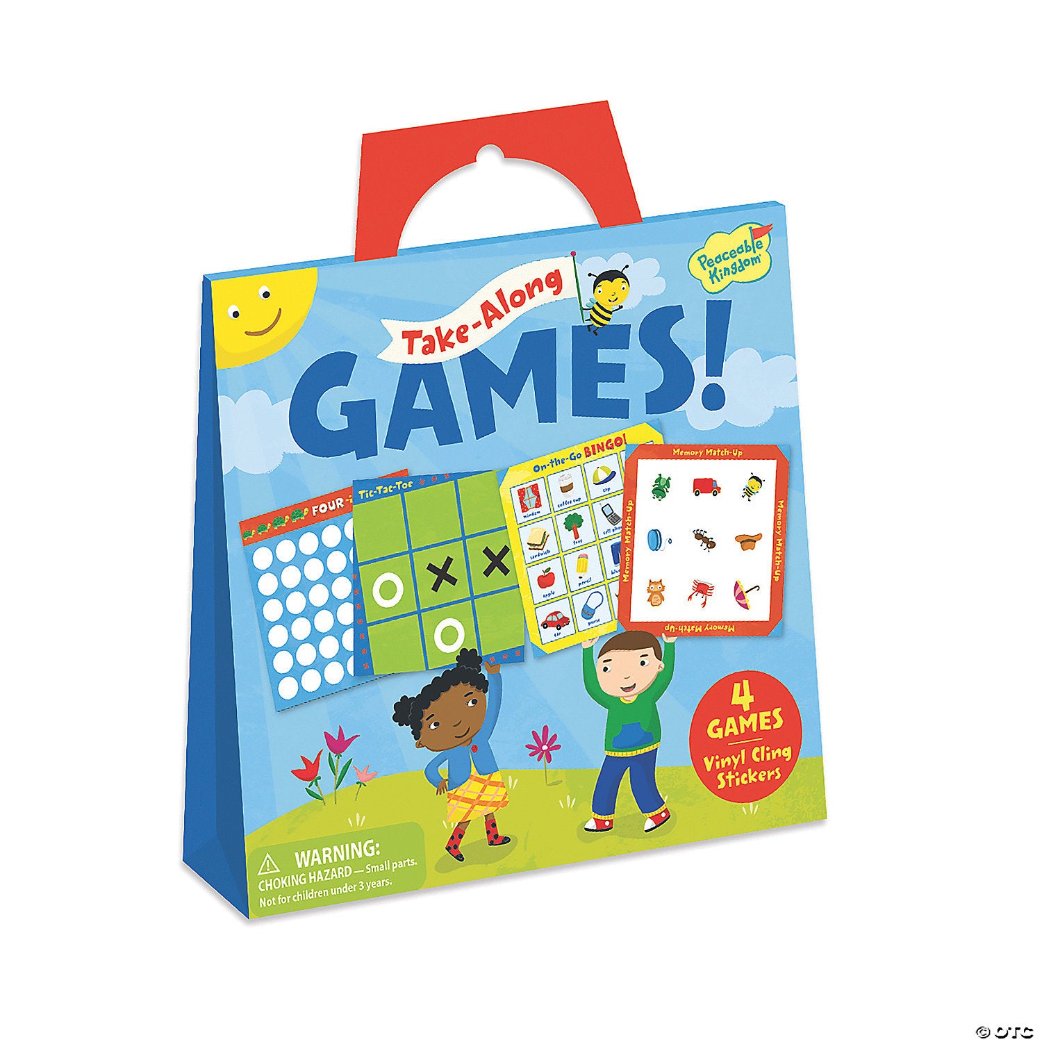 Take-Along Games Reusable Sticker Tote