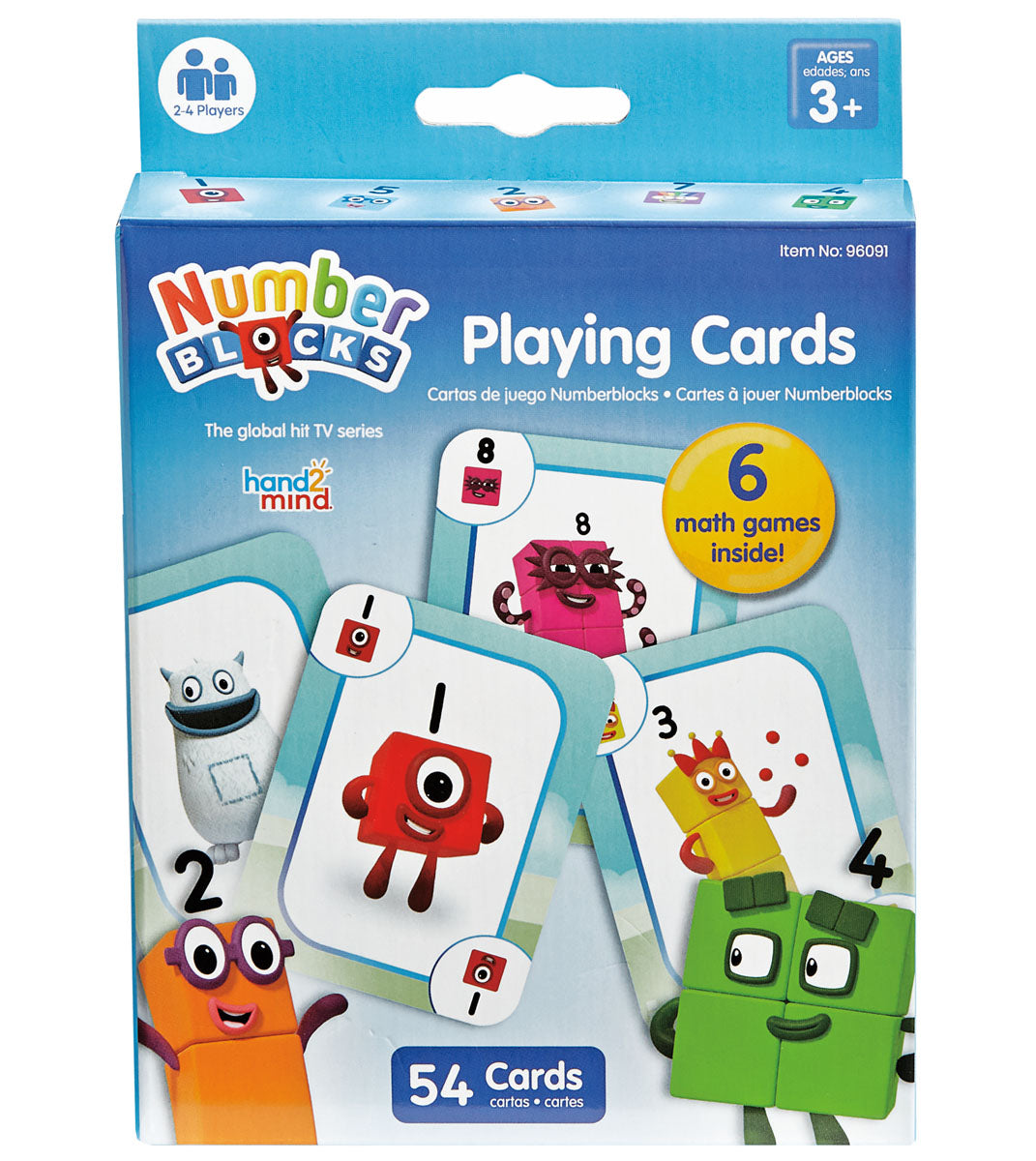 Number Blocks Playing Cards
