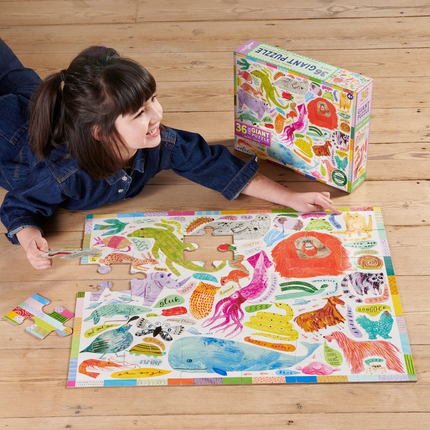 Animal Voices Giant Puzzle - 36