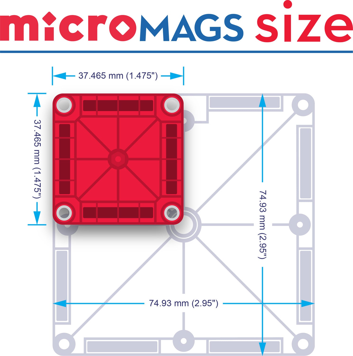 Magna-Tiles Combo + microMAGS - 20