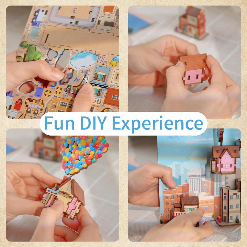 DIY Bookend Puzzle - Travel in the Wind