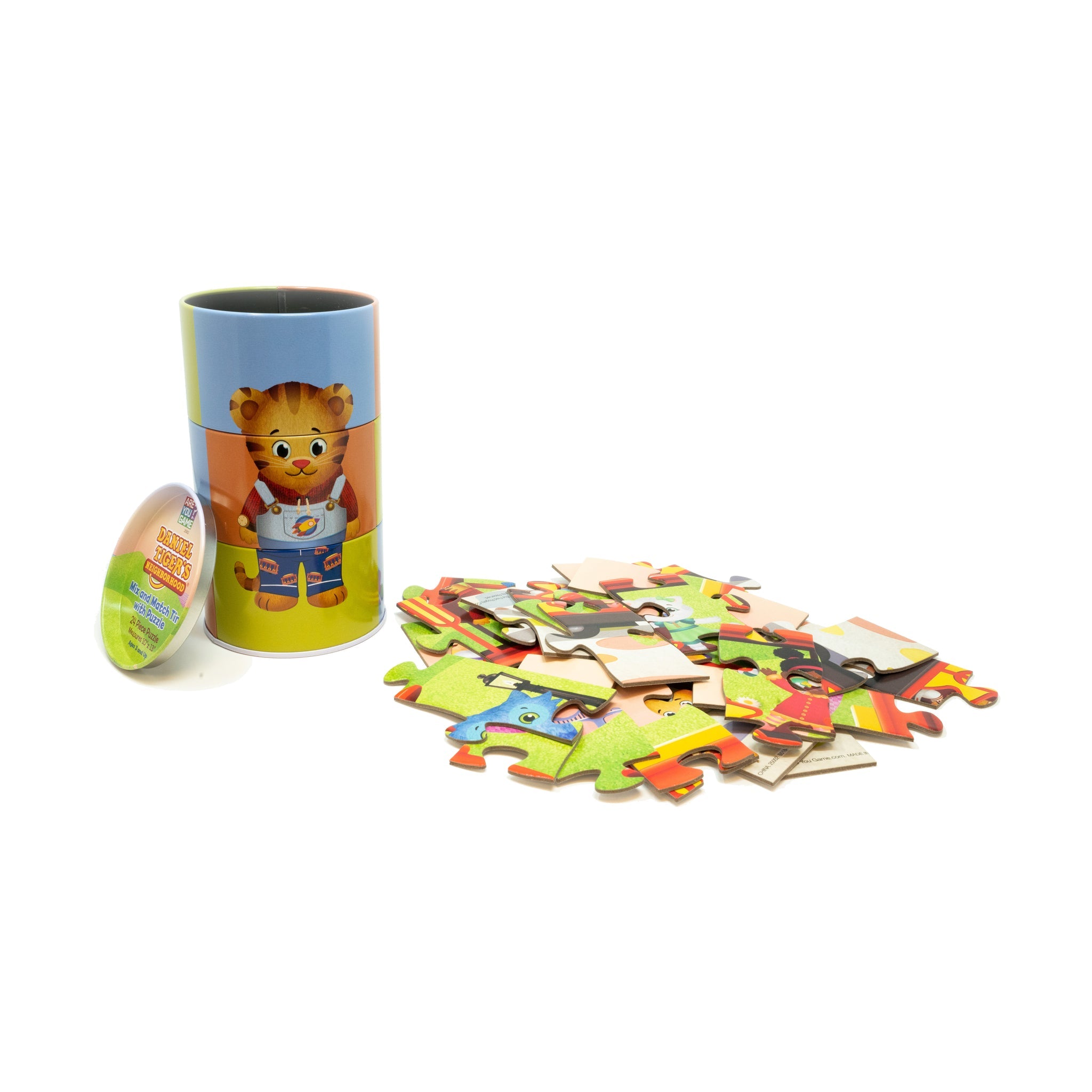 Mix & Match Tin w/Puzzle Asst