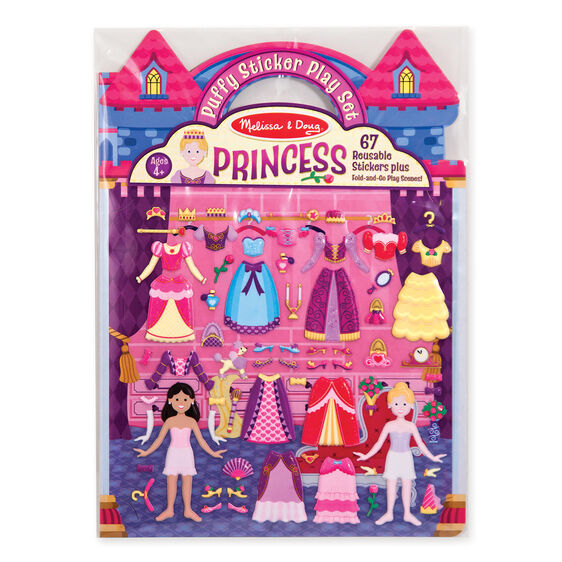 Puffy Sticker Play Set Princess