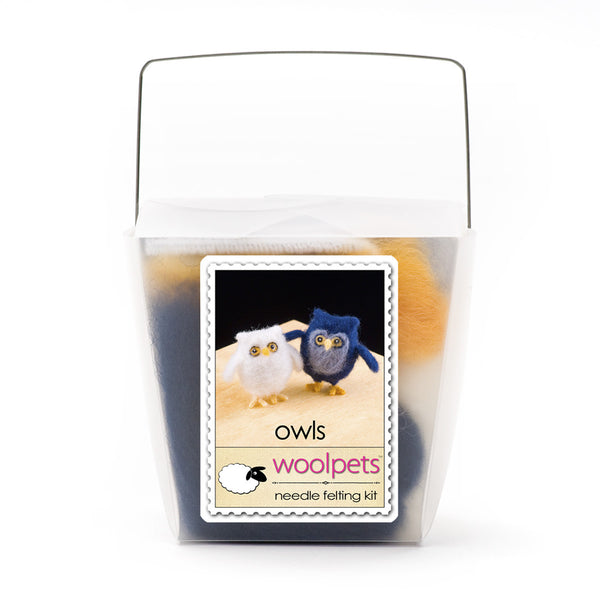 Needle Felting Kit - Owls
