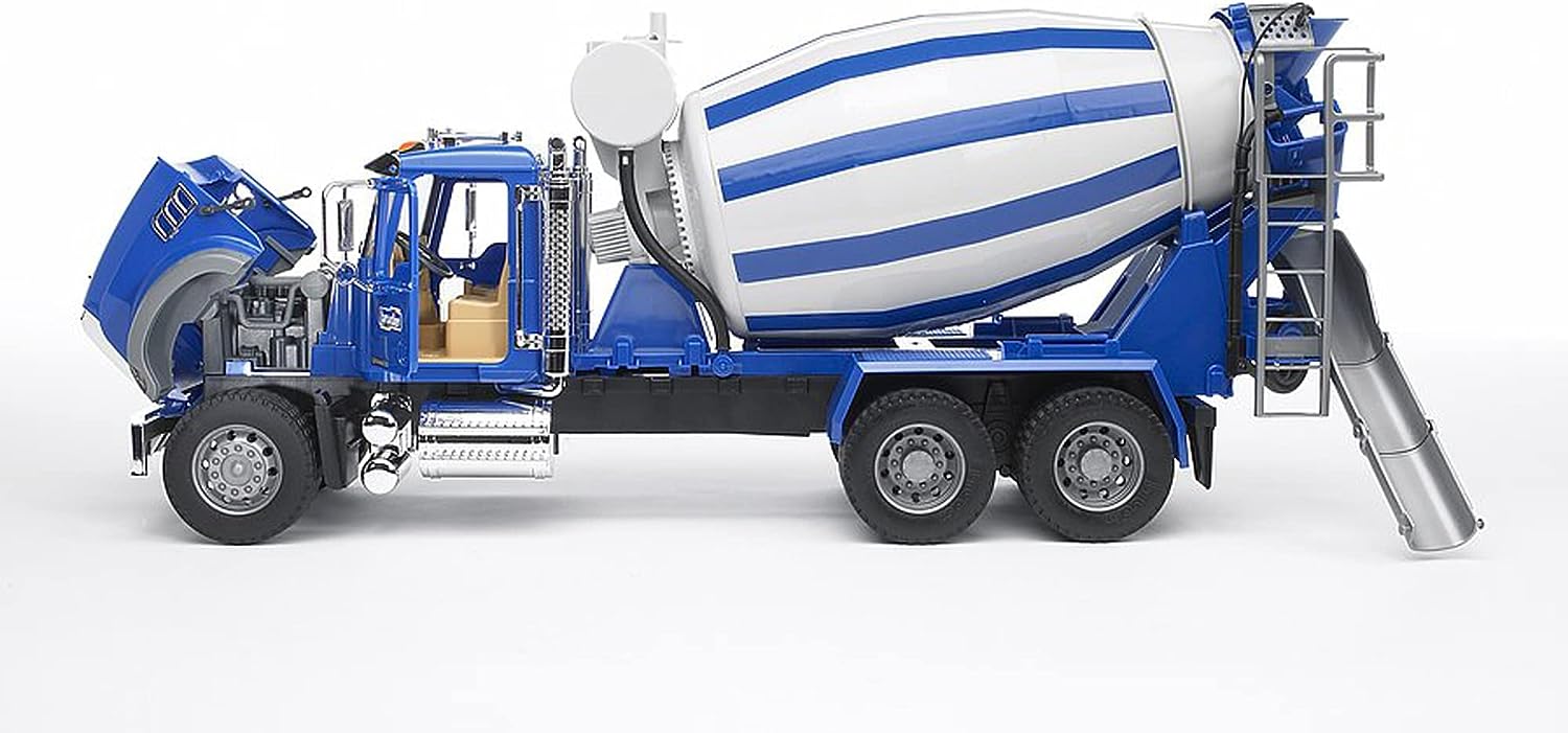 Bruder 02814 Mack Granite Cement Mixer