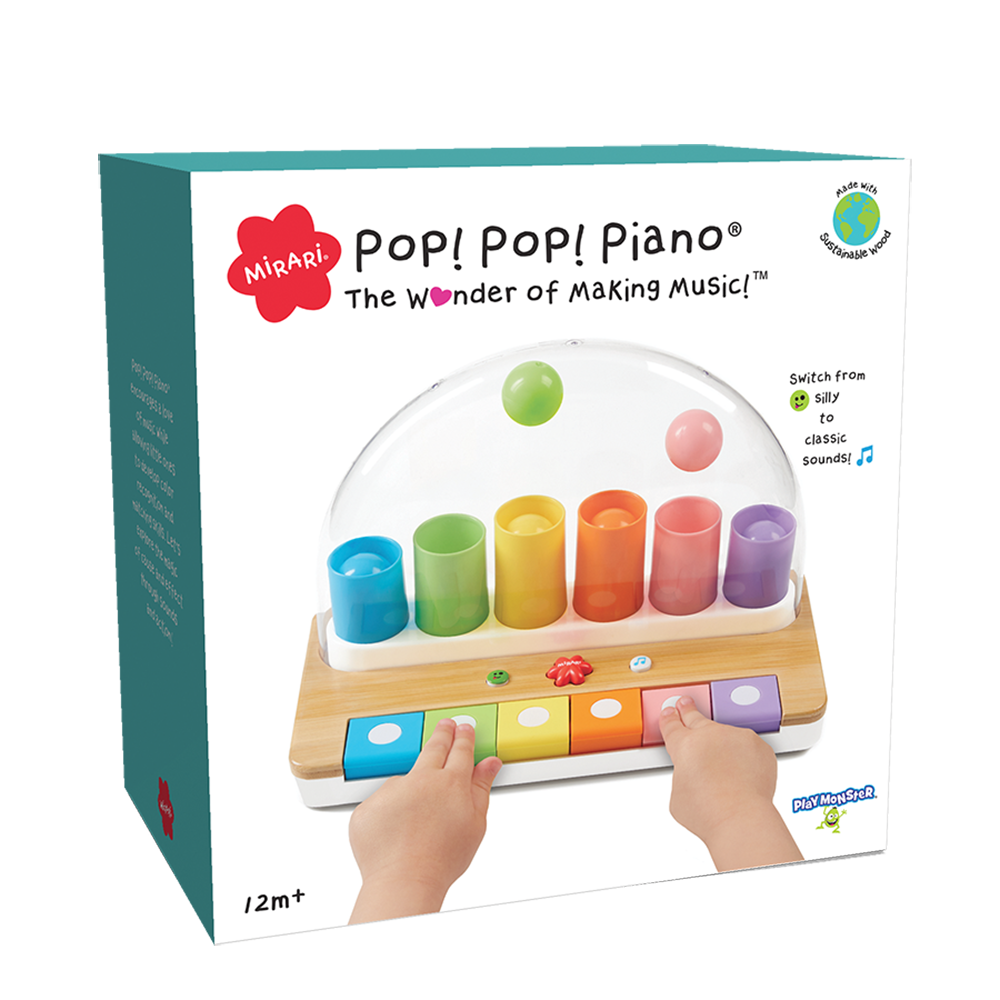 Pop up piano toy store