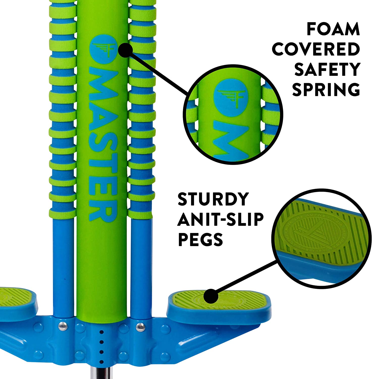 Master Pogo Stick Blue Green