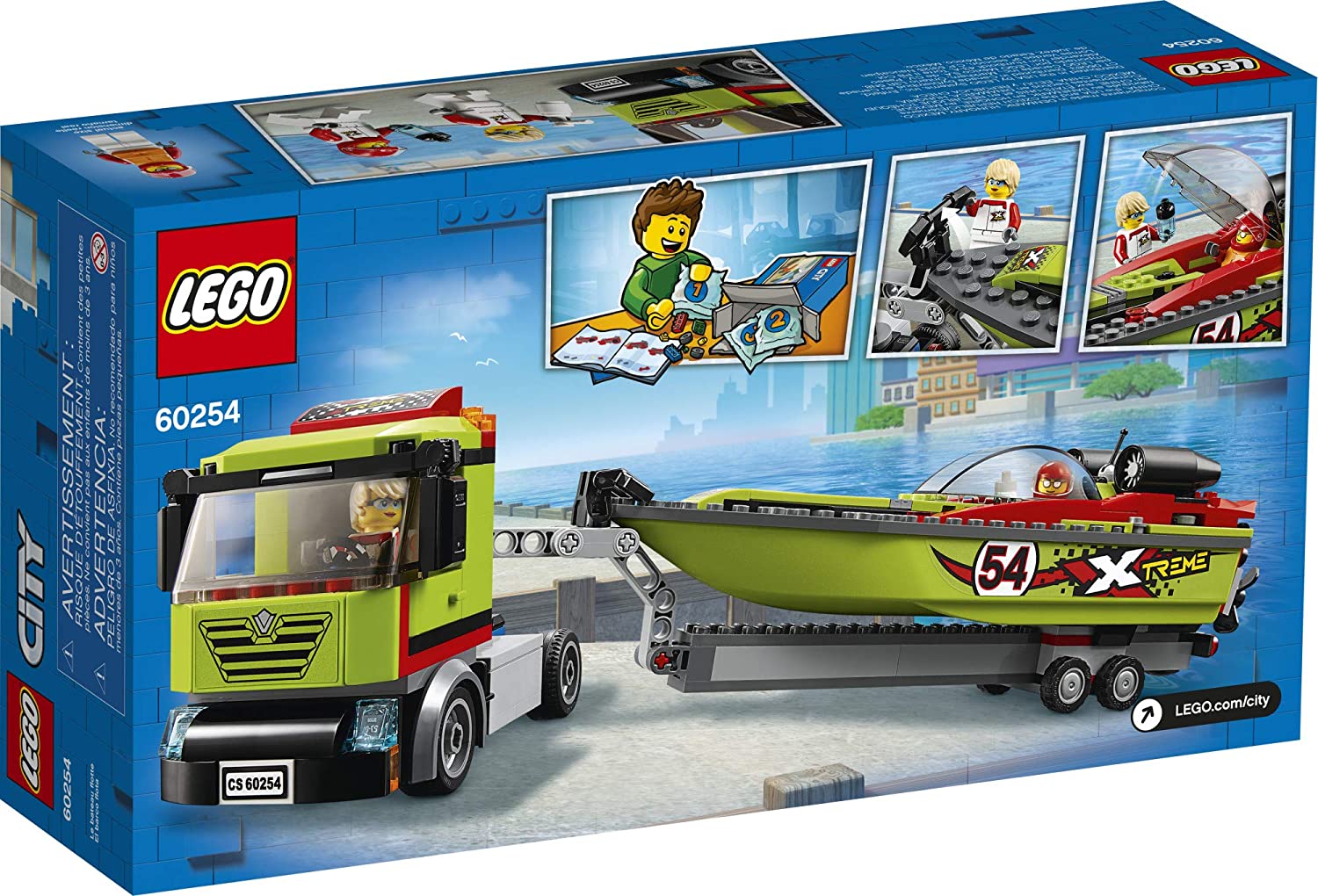 LEGO Race Boat Transporter 60254