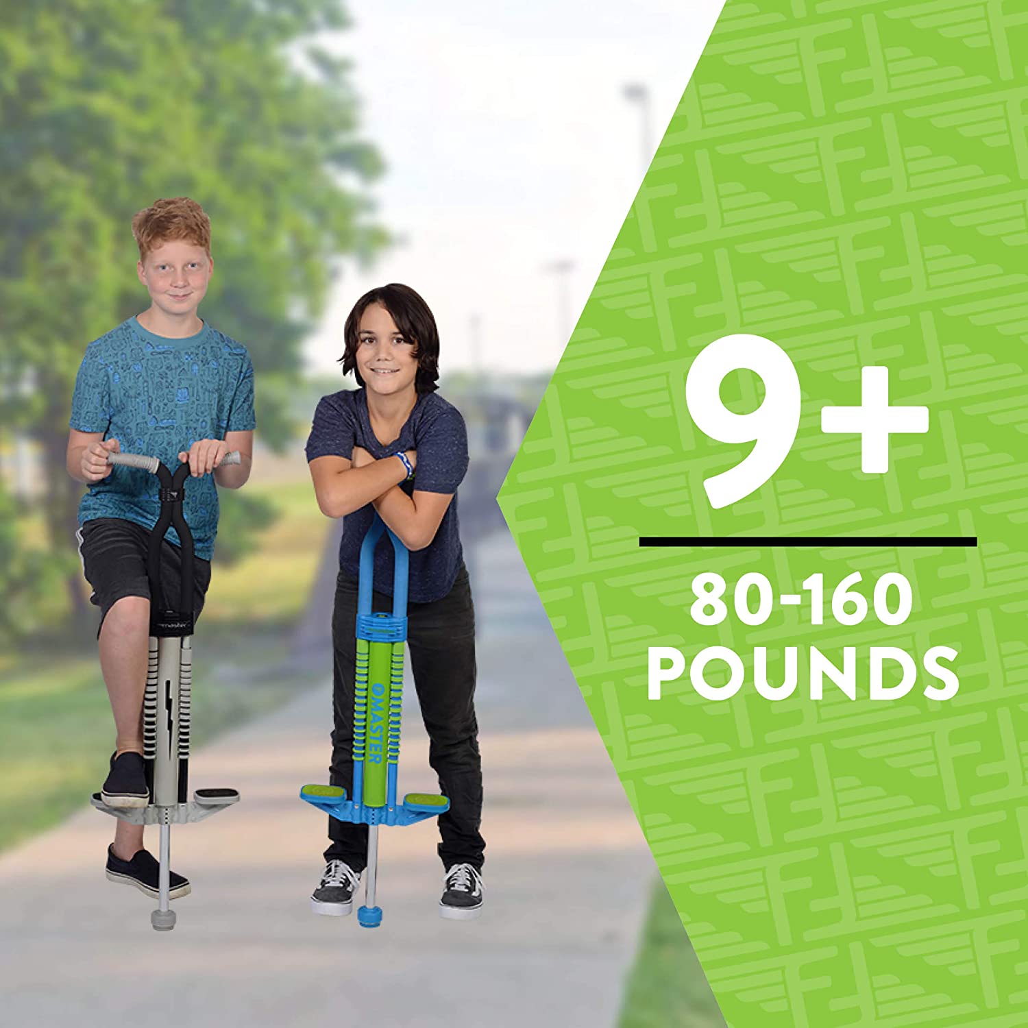Master Pogo Stick Blue Green