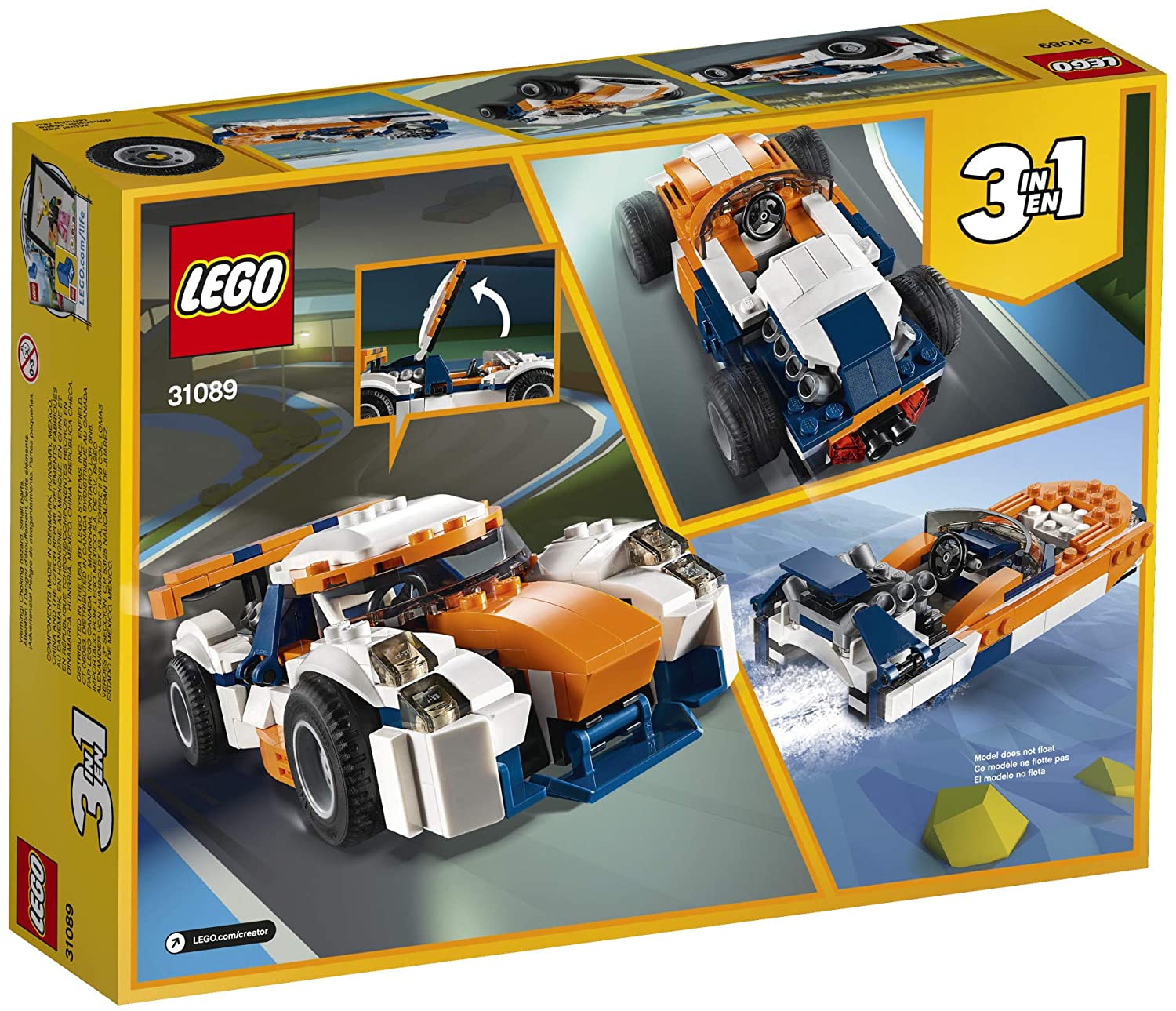 LEGO Sunset Track Racer 31089