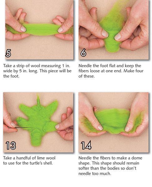 Needle Felting Kit - Sea Turtle