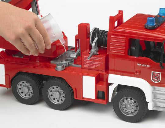 Bruder 02771 MAN Fire Engine w/ Water Pump and Light & Sound Module