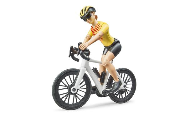 Bruder 03485 Roadster with Road Bike and Figure