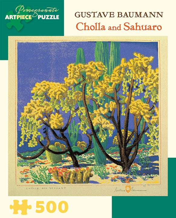 Gustave Baumann: Cholla and Sahuaro - 500