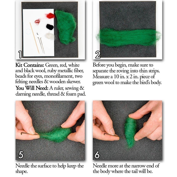 Needle Felting Kit - Hummingbird