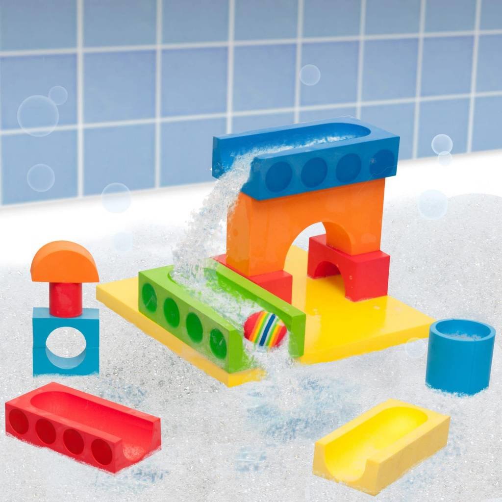 Bath Blocks - Floating Ball Run & Waterfall