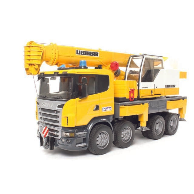 Bruder 03570 SCANIA Liebherr Crane with Light & Sound Mode