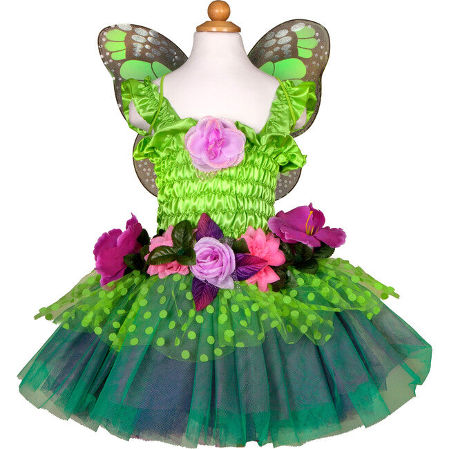 Fairy Blooms Deluxe Dress Green Size 5-6
