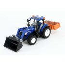 New Holland T5.120 w loading box, bale and forks