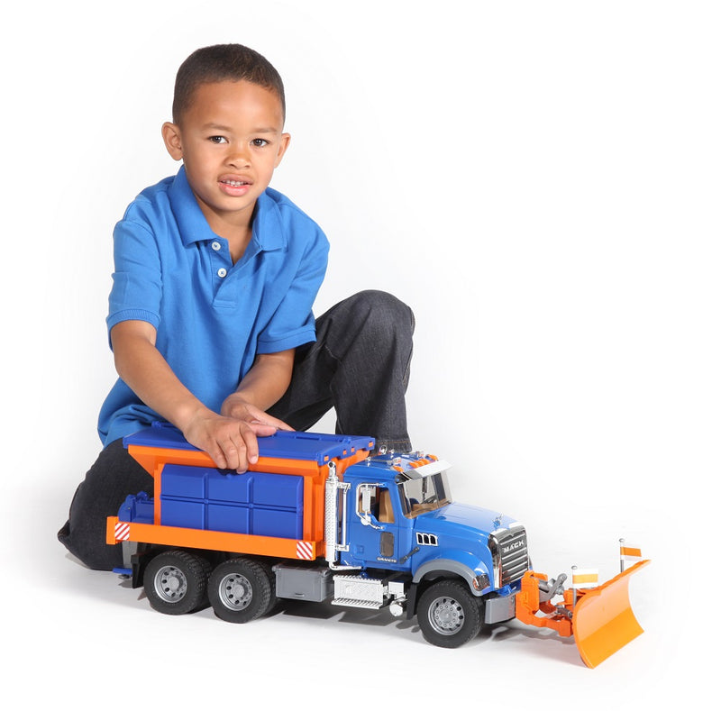 Bruder 02816 Mack Granite Snowplow Truck