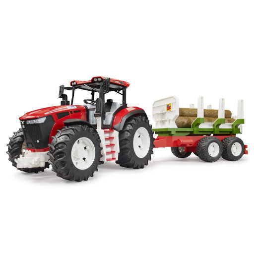 ROADMAX Tractor w logging trailer and 3 logs