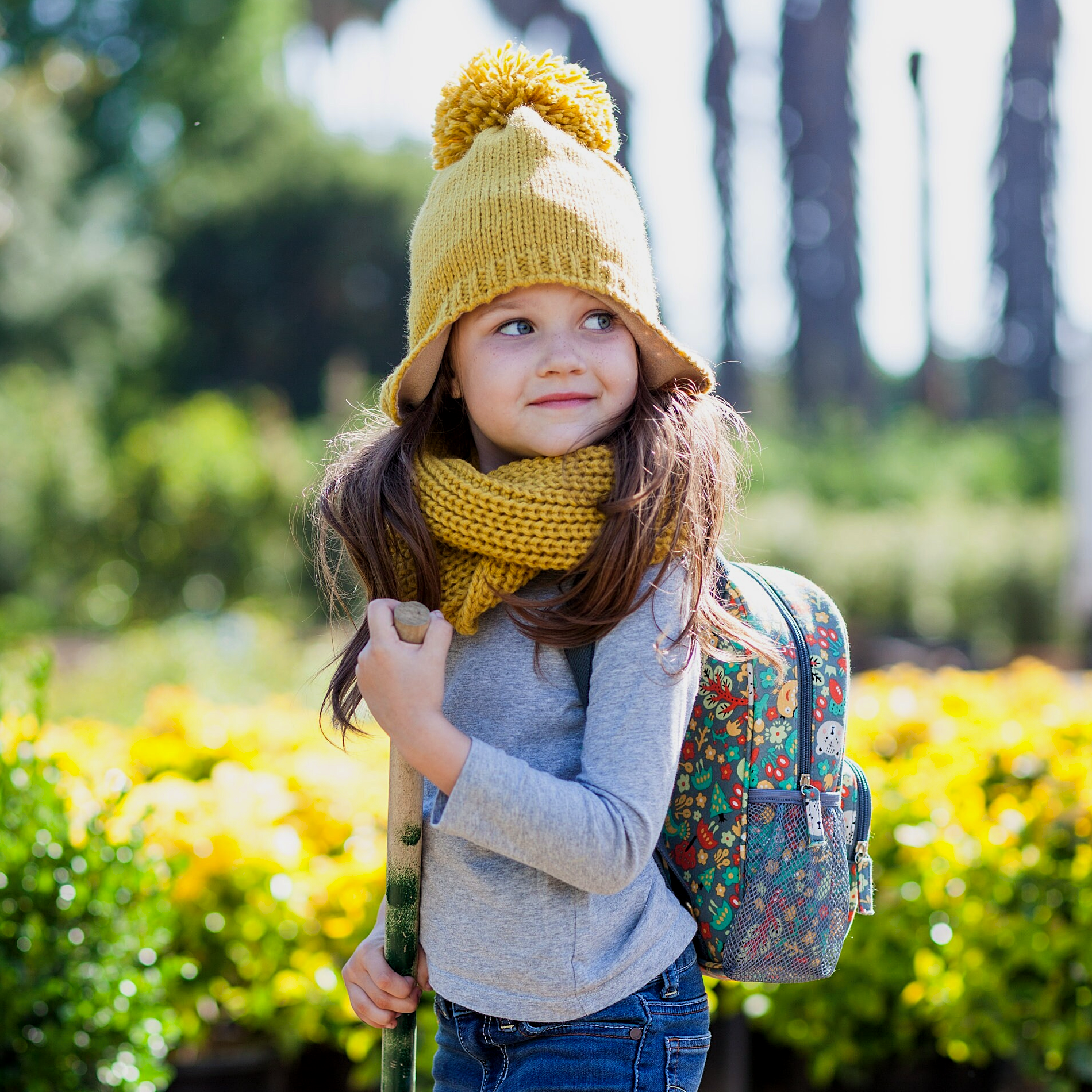 Little Kids Backpack - Woodland Print (3-6y)