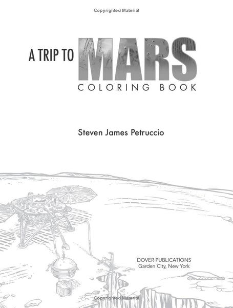 A Trip to Mars Coloring Book