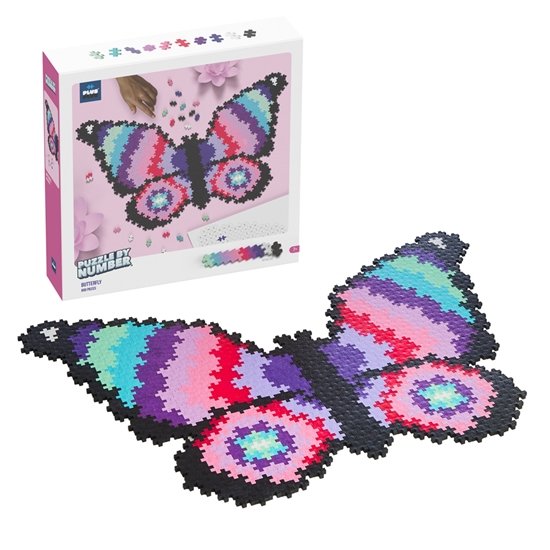 Puzzle by Number - Butterfly