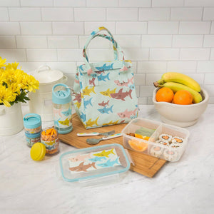 Good Lunch Grab & Go Tote - Smiley Shark