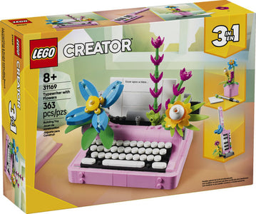 LEGO Typewriter w/Flowers V39