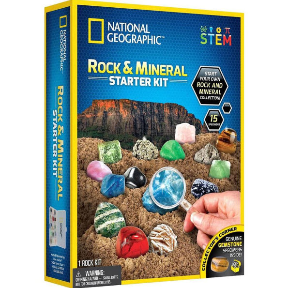 National Geographic Rock +  Mineral Starter Kit