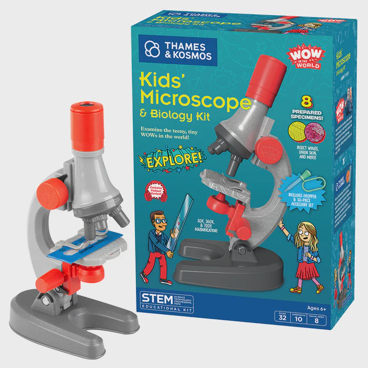 Wow in the World: Kids' Microscope & Biology Kit