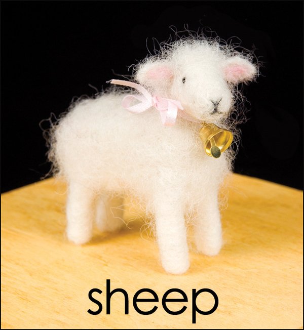 Needle Felting Kit - Sheep
