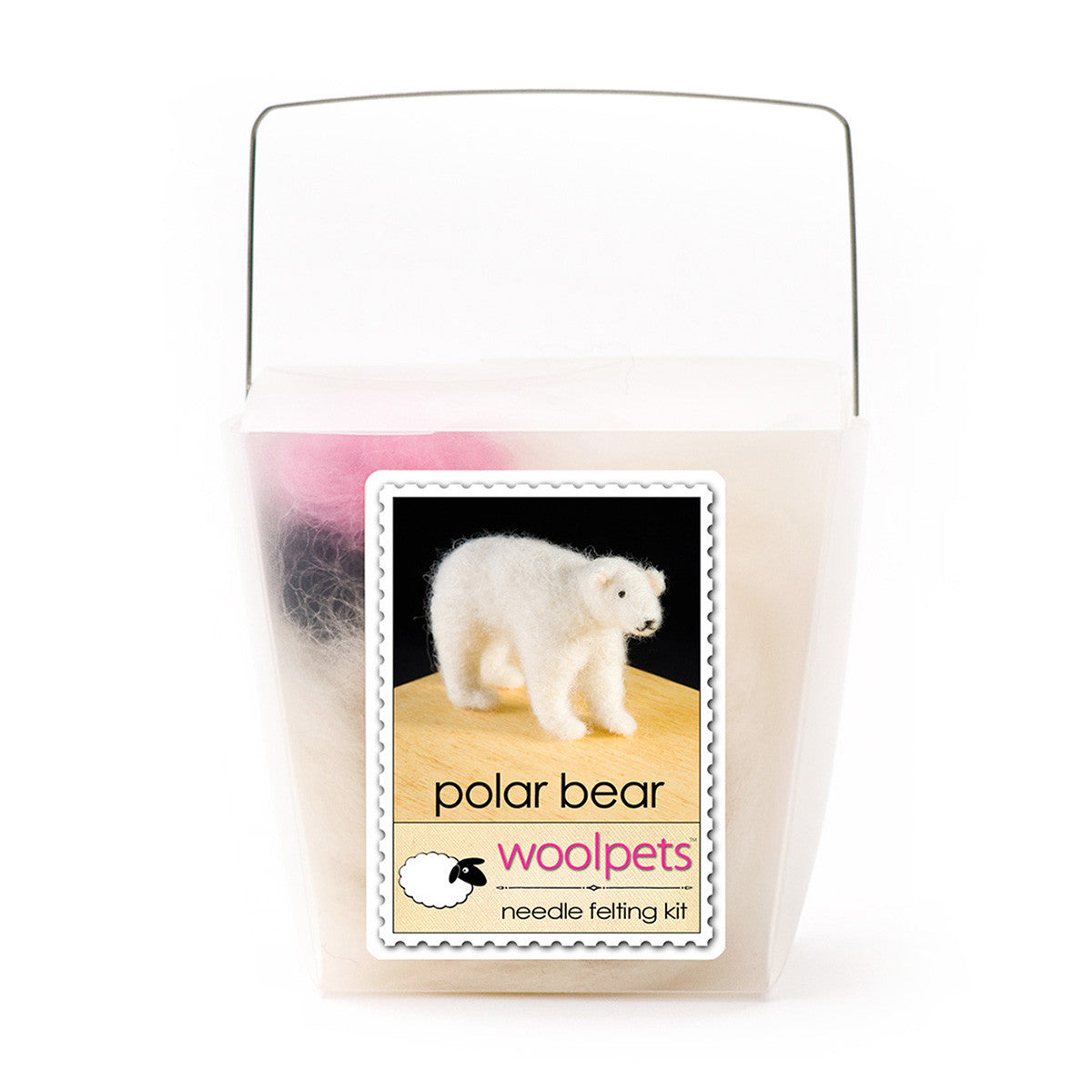 Needle Felting Kit - Polar Bear
