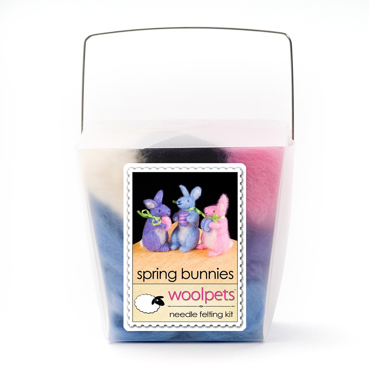 Needle Felting Kit - Spring Bunnies