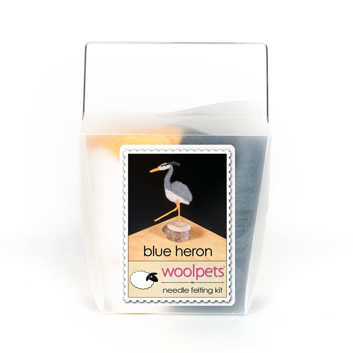 Needle Felting Kit- Blue Heron