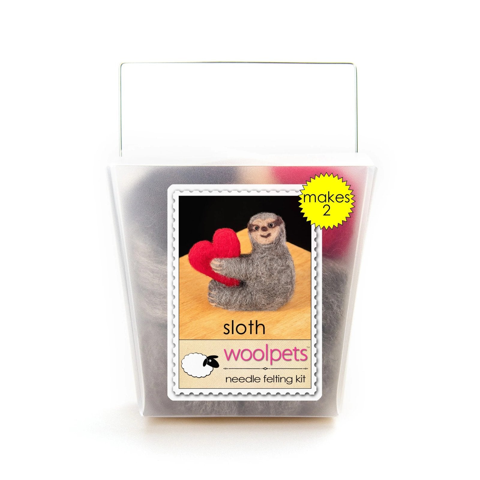 Needle Felting Kit - Sloth