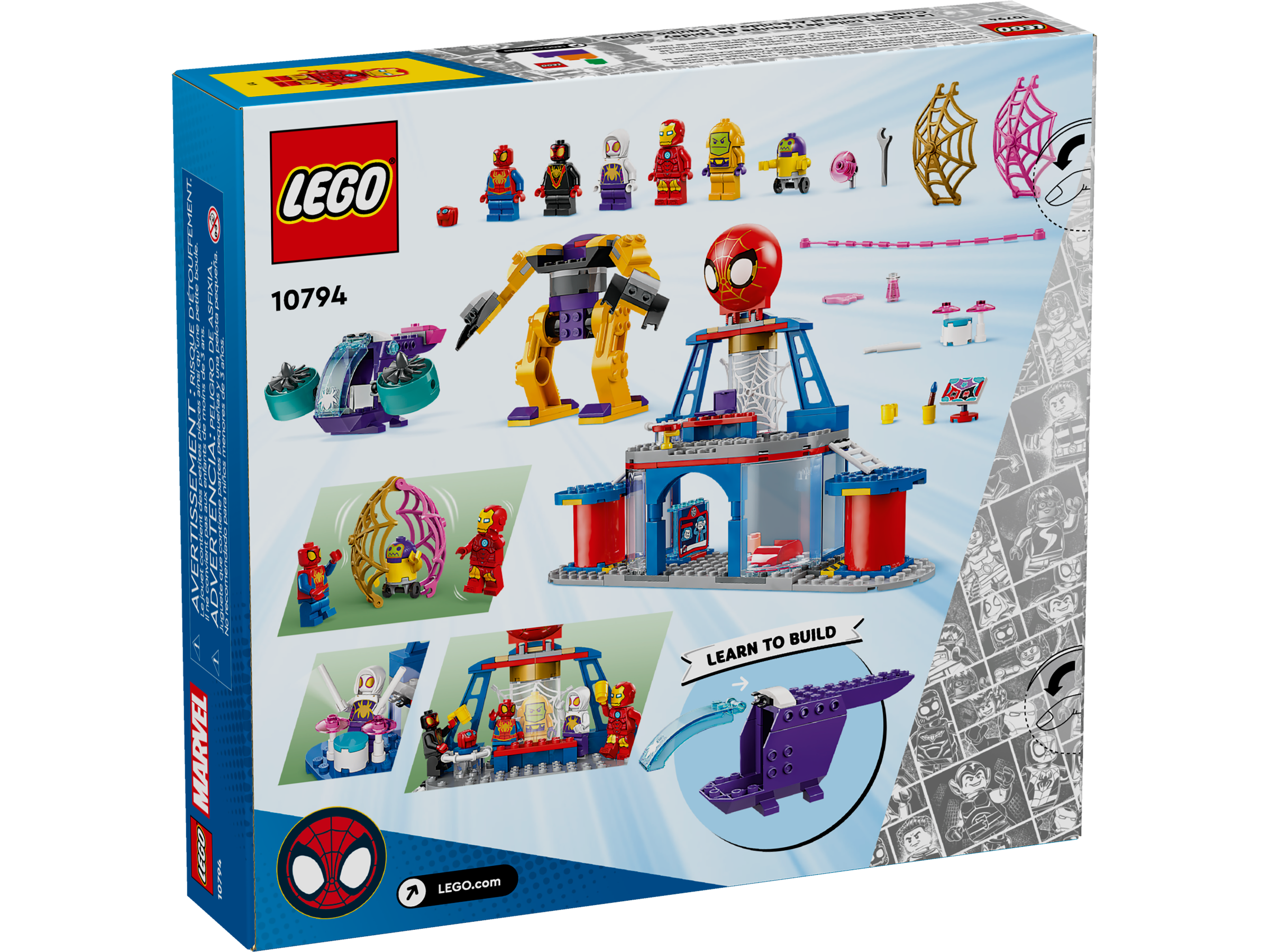 LEGO Team Spidey Web Spinner Headquarters