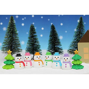 Iwako Snowman Erasers