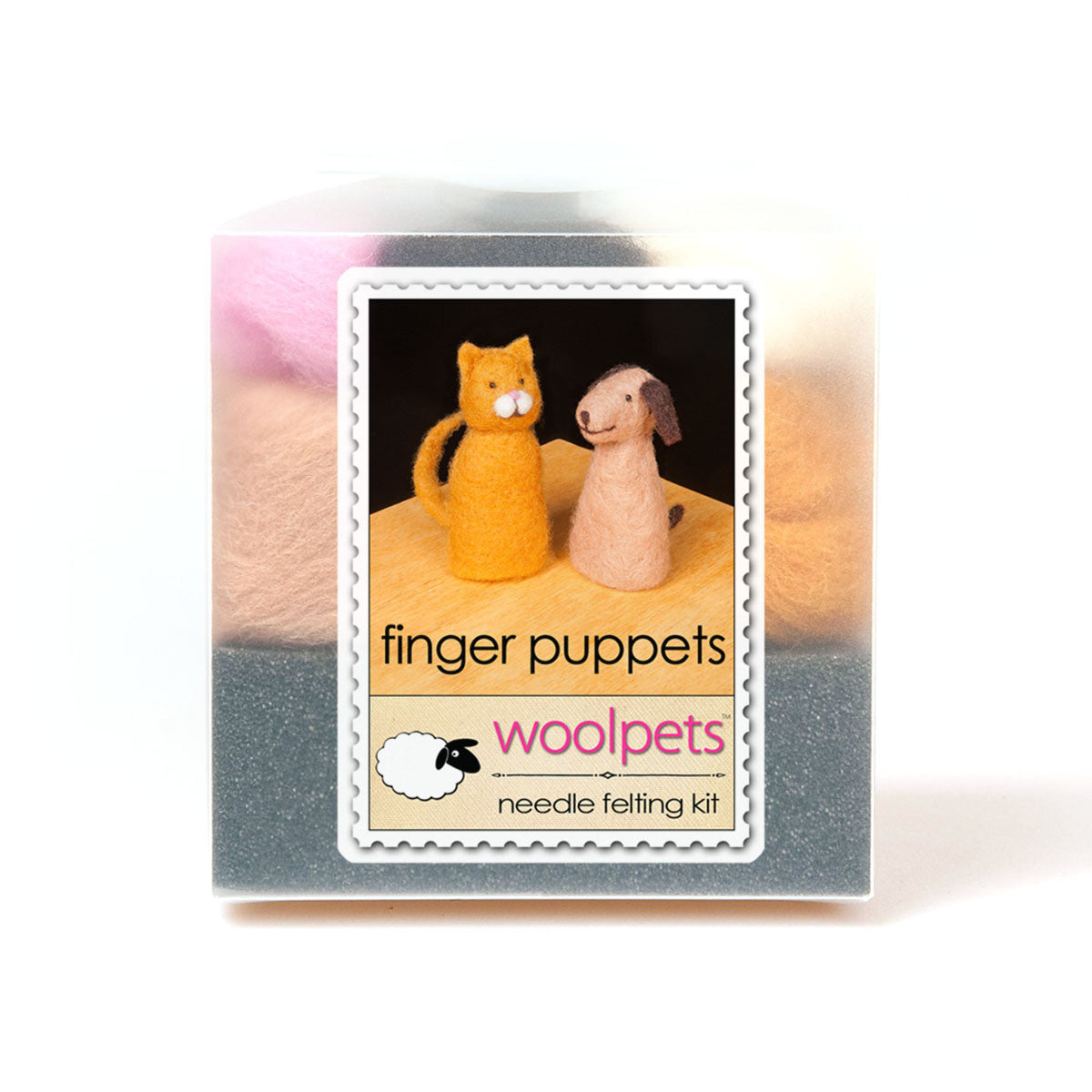 Needle Felting Kit - Finger Puppets
