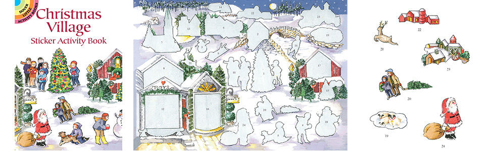 Christmas Village Sticker Activity Book