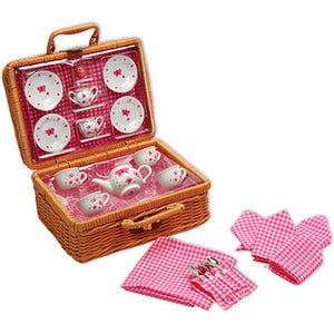 Butterfly Tea Set Basket